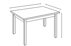 схема стола
