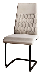 Стул DC-22218 (каркас черный тк.Капучино/ Velvet HLR-7)