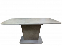 Стол Норман 1300(1690)*900*755 (бетон темно-серый кромка U732 / серый пыльный)