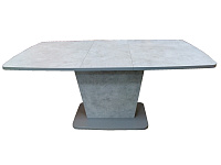 Стол Норман 1300(1690)*900*755 (бетон светло-серый кромка U732 / серый пыльный)